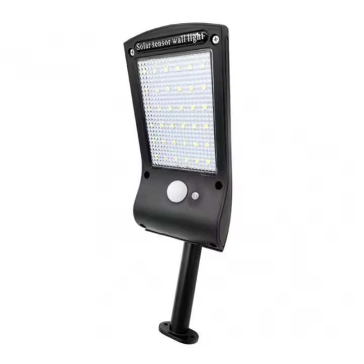 FABRILAMP 166664009 | Aplique Solar  6500k Kira Negro 400 Lm Ip65 5x8x24 Cm Sensor Movimiento Y Crepuscular - 1