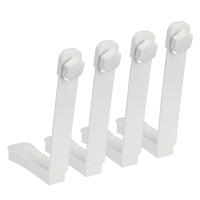 Portador De Sábanas De Cama Individual Clip Antideslizante Para Ropa Y Accesorios De Hogar Material Plástico Fijo a Ángulo - details 2