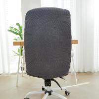 Funda De Silla De Oficina Con Diseño De Hojas Jacquard Anti Suciedad Y Resistente Al Agua Tamaño S M L Para Estudio Y Oficina - details 32