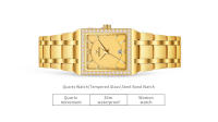 Reloj De Moda Para Mujer WWOOR Con Diamantes Marca Top Lujo Cuadrado Reloj De Pulsera Simple Para Mujer Vestido Pequeño Relogio Feminino - details 1