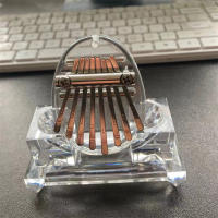 Miwayer Kalimba De 8 Teclas Instrumento Musical Mini Teclado De Uso Manual Madera Acrílico Portátil Regalo De Navidad - details 5
