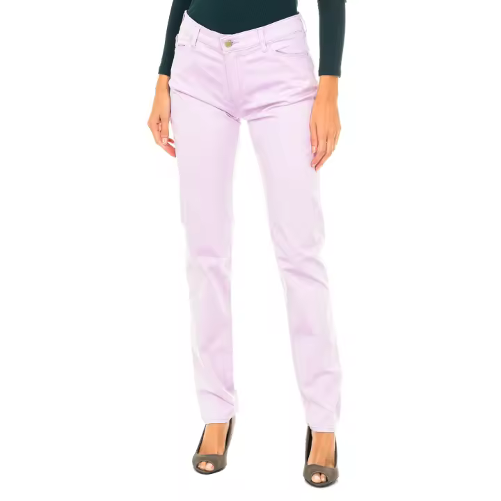 Armani-Pantalones Largos de Tejido Elástico 3Y5J18-5NXXZ para Mujer - 1