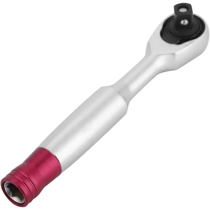 Juego de reparación de llave de trinquete de 1/4 de pulgada, mini trinquete de torsión de 100 mm, herramienta de mantenimiento automotriz - 1
