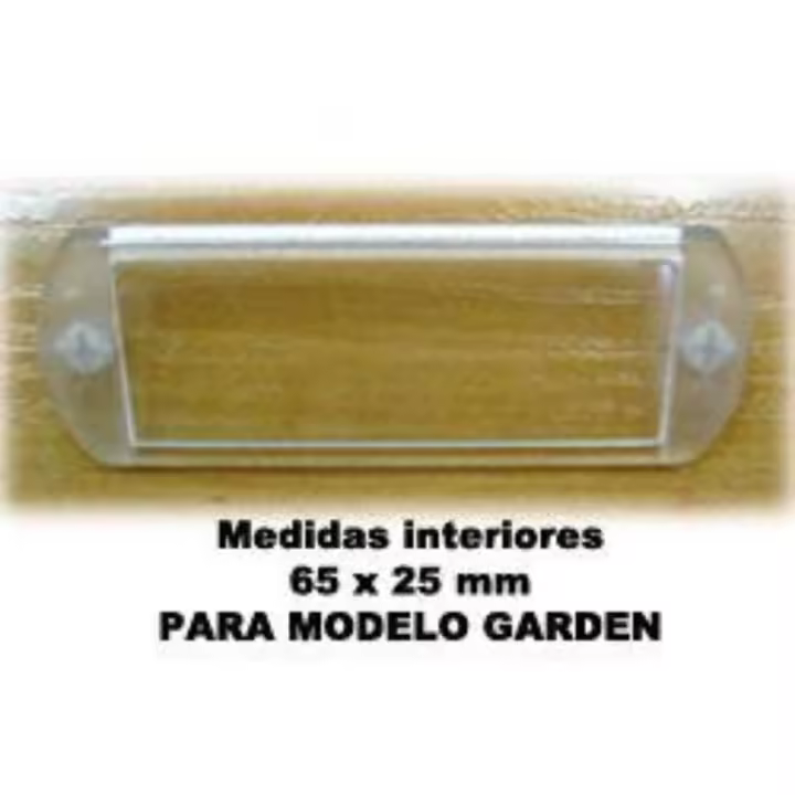 Btv rep pack 10 tarjeteros plastico 65x25 mm venus garden 60608 - 1