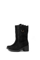 Paloma Wang Botas de Gamuza Beige con Tacón Medio - details 5