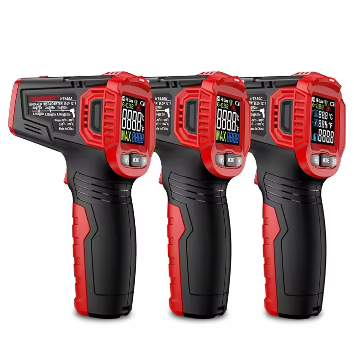 HABOTEST HT650 Termómetro Digital Infrarrojo No Contacto Para Pizza BBQ Asador Industry Láser Medidor De Temperatura Handheld - 1
