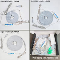 Tira De Luz LED Neón 5V USB 1m 2m 3m Silicona DIY Sincronización De Música APP MeRGBW Decoración De Habitación - details 10