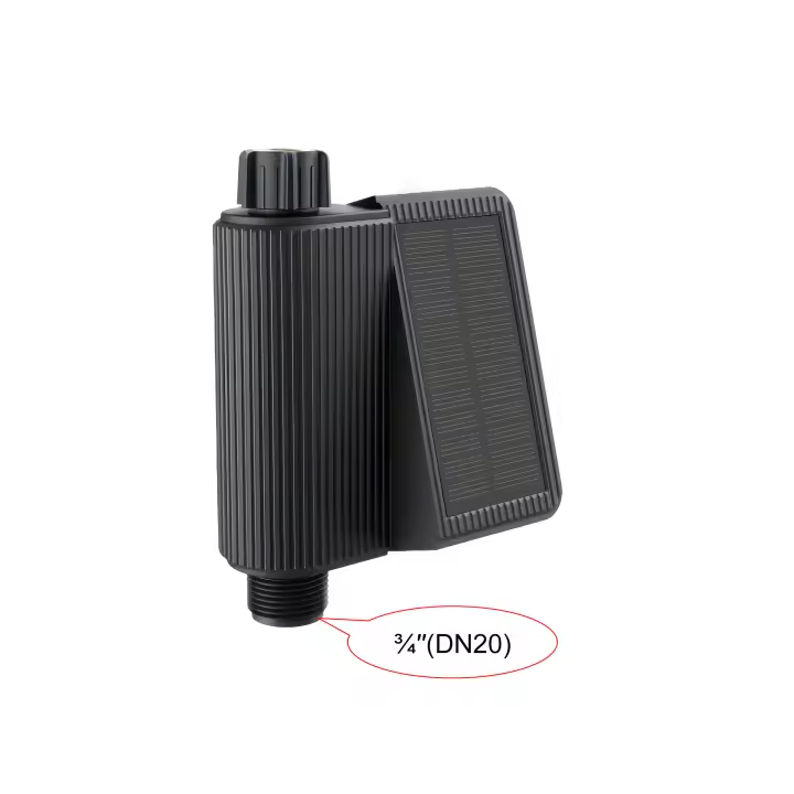 GIRIER Timbre De Agua Inteligente Para Jardín Con Inlet De Latón Y Solar Powered WiFi No Requiere Hub Programable Para Riegeras - 1