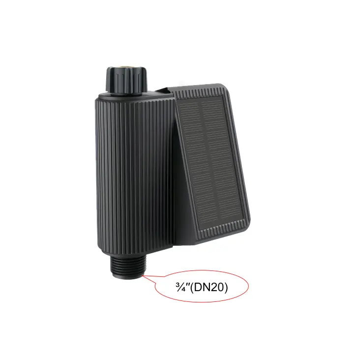 GIRIER Timbre De Agua Inteligente Para Jardín Con Inlet De Latón Y Solar Powered WiFi No Requiere Hub Programable Para Riegeras - 1
