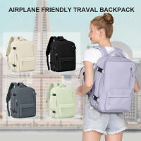 Mochila de viaje de cabina para mujer, bolsa para portátil de gran capacidad, Easyjet cark-ons, 45x36x20, Ryanair 40x20x25, resistente al agua - details 0