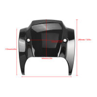 Cubierta De Faro Delantera Corta En Negro Mate O Brillante Para Harley V-Rod Night Rod Muscle 2002-2017 Cubierta De Fairing Gloss/ Matte Black - details 1