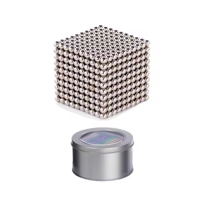 1000 bolas magnéticas de 0.118 in para mezclar alivio del estrés, 1 colores (colores plata, 1000 unidades) - 1