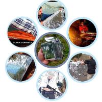 Sobrevivencia Tent Kit Para 1-2 Personas Refugio De Emergencia Impermeable Con Mylar Tube Sleeping Bag Y SOS Thermal Blanket Reutilizable Para Exterior - details 14