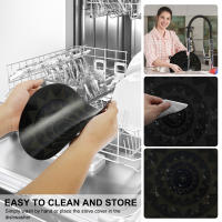 2/4Pcs Protector De Horno De Inducción Silicona Termocromica Tapete De Cocina Protector De Mesa Accesorios De Cocina Modernos - details 5