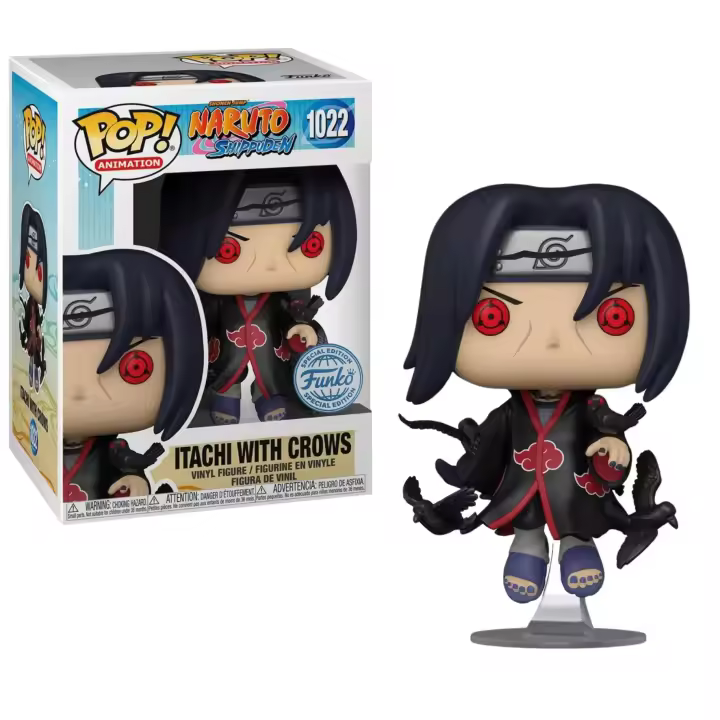 Funko Pop Itachi With Crows Naruto Special Edition 1022 - 1