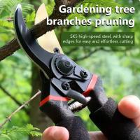 Tijeras De Jardín Profesionales SK-5 Acero Inoxidable 10" (25cm) Para Árboles Arbustos Y Enredaderas Capa Antirrota Y Mango Ergonómico - details 4