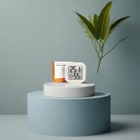 Higrómetro digital con indicador de confort inteligente, termómetro de interior LCD con pantalla de humedad, monitor de clima interior de plástico alimentado por batería, higrómetro electrónico digital LCD para exteriores con sensor de termómetro retroilu - details 5