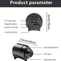 Cámara Mini X5 1080P HD WiFi Vigilancia Seguridad Tarjeta De Video Monitoreo Bebé Visión Nocturna Detectar Movimiento IP Cámara - details 2