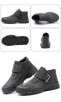 Zapatos De Seguridad Para Hombre Indestructibles Con Punta De Acero Antipinchazos Botas De Trabajo Para Construcción Resistente Al Desgaste Y Caídas - details 6