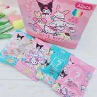 Set De 32 Piezas Eraser Figuras De Acción Kawaii Sanrio Hello Kitty Kuromi Melody Cinnamoroll Para Estudiantes Artículos De Papelería Juguete De Figura Completa Para Niños Y Adultos - details 4