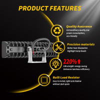 Luz DE TRABAJO LED para Automóvil, Luz de circulación Diurna recta de 24 LED, Luz Auxiliar para Maquinaria Agrícola, Luz modificada para conducción tociterro (2 piezas) - details 2