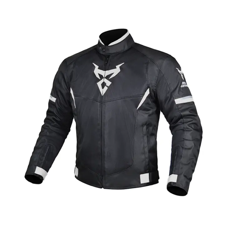 Chaqueta De Motocicleta Para Hombre Y Mujer Transpirable Y Anti-caída Con 5 Protecciones De Esponja Moto Cross Verano Talla M-3XL Colores Rojo/Gris - 1