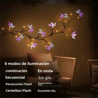 Luz De Vine De Almendra Con Mariposa 30led 8 Modos USB Para Decoración De Hogar Y Fiestas Navidad Incluida - details 1