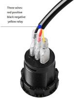 Reloj LED para Coche, Reloj tacthil, Reloj Digital impermeable para Coche, 12V/24V, Mini Reloj Digital Led, minireloj para motorceta de 2,01 pulgadas de diámetro - details 3