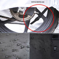 Cubierta Para Bicicleta Y Motocicleta Universal Impermeable Y Antipolvo Protección Completa Contra El Clima 210D Seda De Oxford - details 3