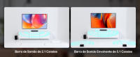 Barra de Sonido ULTIMEA Poseidon D50 Canal 5.1 con Subwoofer y Altavoces Traseros Surround, Máx 320W, Nivel de Sonido Surround Ajustable, 3 Modos de EQ, Sonido Surround Inmersivo, conexión por cable e inalámbrica - details 5