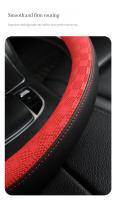 Nueva Funda Para Volante De Coche a Cuadros Cómoda Y Resistente Al Desgaste Antideslizante Fácil De Limpia Universal Para Todas Las Estaciones - details 5