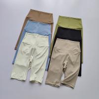 Shorts Deportivos Para Mujer Yoga High Waist Leggings Terciopelo Rápido Secado Ropa De Gimnasio Ciclismo Shorts De Fitness - details 18