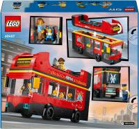 Lego City Autobús Turístico Rojo con 5 Minifiguras incluidas  Lego 60407 - details 6
