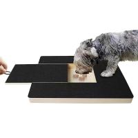 Tablero De Afilado De Uñas Para Perros Mueble De Gatos De Madera Protege Muebles Y Pisos Pull-Out Pet Nail Grinder Wooden Scratcher - details 6
