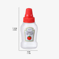 Mini Botellas De Squeeze Para Condimentos 25ml Jars Dispensadores De Miel/Ketchup/Salsa De Soja/Aderezos Para Almuerzo Recipientes Comestibles Ecológicos - details 2