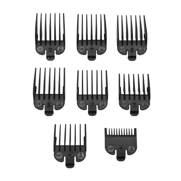 Cortauñas Con Guías De Limitación Universal 3-25mm Accesorios Para Cortadora De Pelo Material Plástico Set Completo - 1