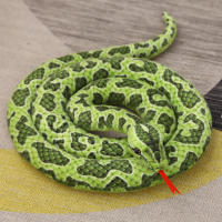 Juguete De Peluche Gran Serpiente Dorada 200cm Simulación De Python Largo Regalo Para Niños Decoración Del Hogar Material De Algodón Relleno De Poliéster - details 0