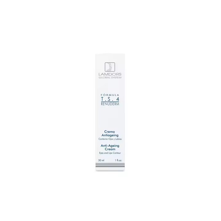 T.S.4 RENUDERM 30ml Crema para tratar las arrugas del contorno de ojos y labios  LAMDORS - 1