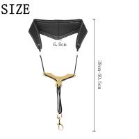 Cuerda De Hombro Para Saxofón IRIN Ajustable De Cuero Protección Suave Y Transpirable Para Soprano Tenor Alto Accesorio De Música - details 2