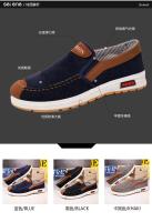 Zapatos Para Hombre Talla Grande Loafers Casuales Cómodos Zapatillas Slip on Zapatos Ligeros Vintage Planos De Algodón round Toe Antideslizantes Resistentes Al Agua - details 4