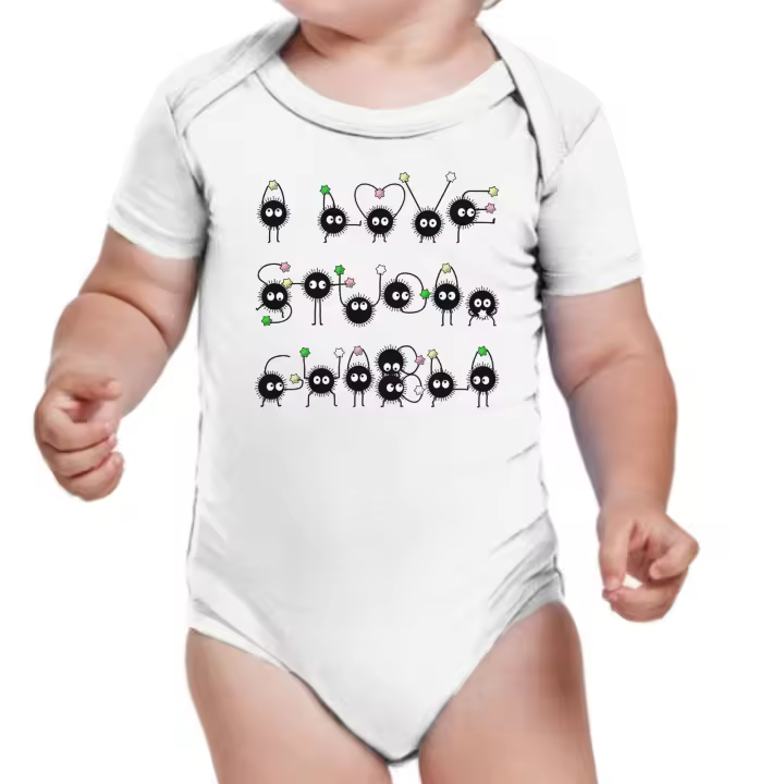 The Fan Tee Body Manga Larga de Bebe Ghibli Totoro 037 - 1