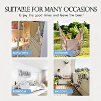 Silla De Hamaca De Tela Para Exteriores Con Bolsa De Almacenamiento Resistente Al Volteo Para Dormitorio Y Jardín Muebles De Jardín - details 6