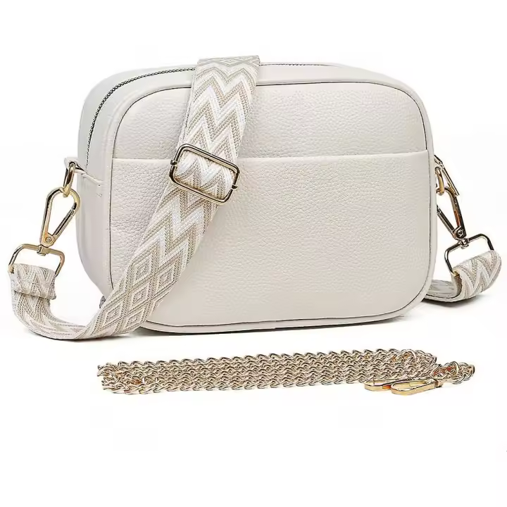 Bolso bandolera para mujer: elegante bolso de mano de cuero - 1