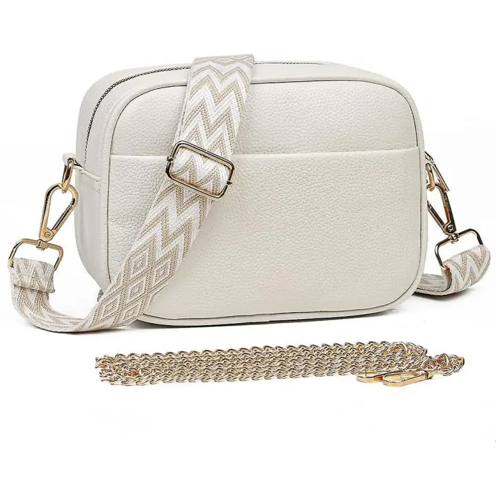 Bolso bandolera para mujer: elegante bolso de mano de cuero - 1