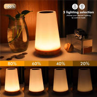 Lámpara De Mesa Cambio De Color 13 RGB Control Remoto Toque Dimmable Portátil Lámpara De Noche USB Recargable Luz De Mesa Para Cama - details 2