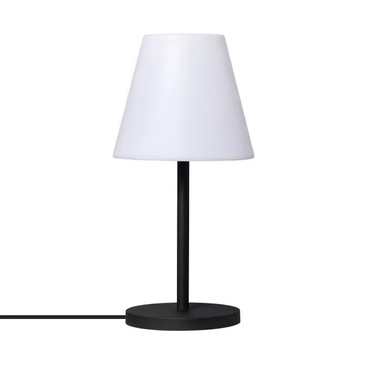 Ledkia Lámpara de Mesa Exterior Aluminio Maipo Negro - 1