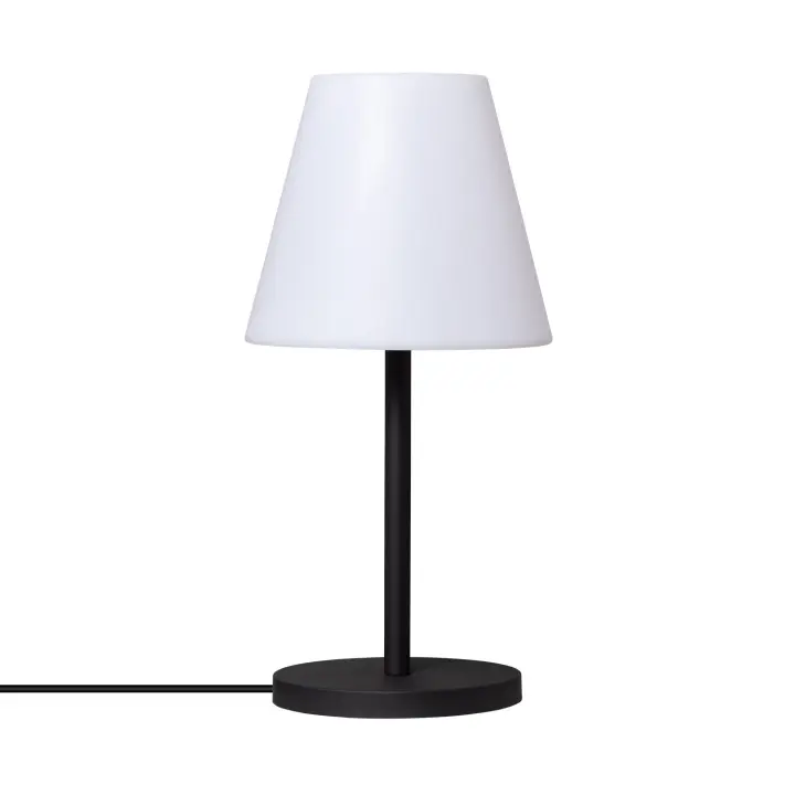 Ledkia Lámpara de Mesa Exterior Aluminio Maipo Negro - 1