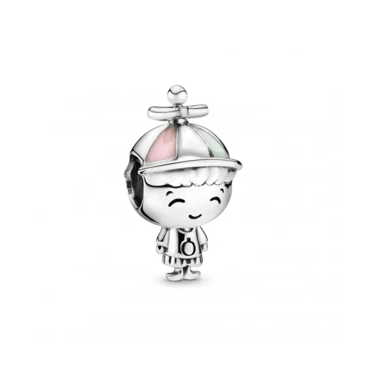 Charm Pandora Niño - 798015ENMX - Charm niño en plata de primera ley - 1