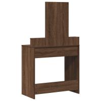 Mesa de Maquillaje vidaXL con Cajones de Madera de Roble Marrón 79x41x140 cm - details 5
