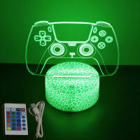 Lámpara De Noche LED NEON GAMER 3D Iluminación RGB Para Habitación De Juegos Decoración De Pared Luz De Mesa Personalizada Para Niños - details 19